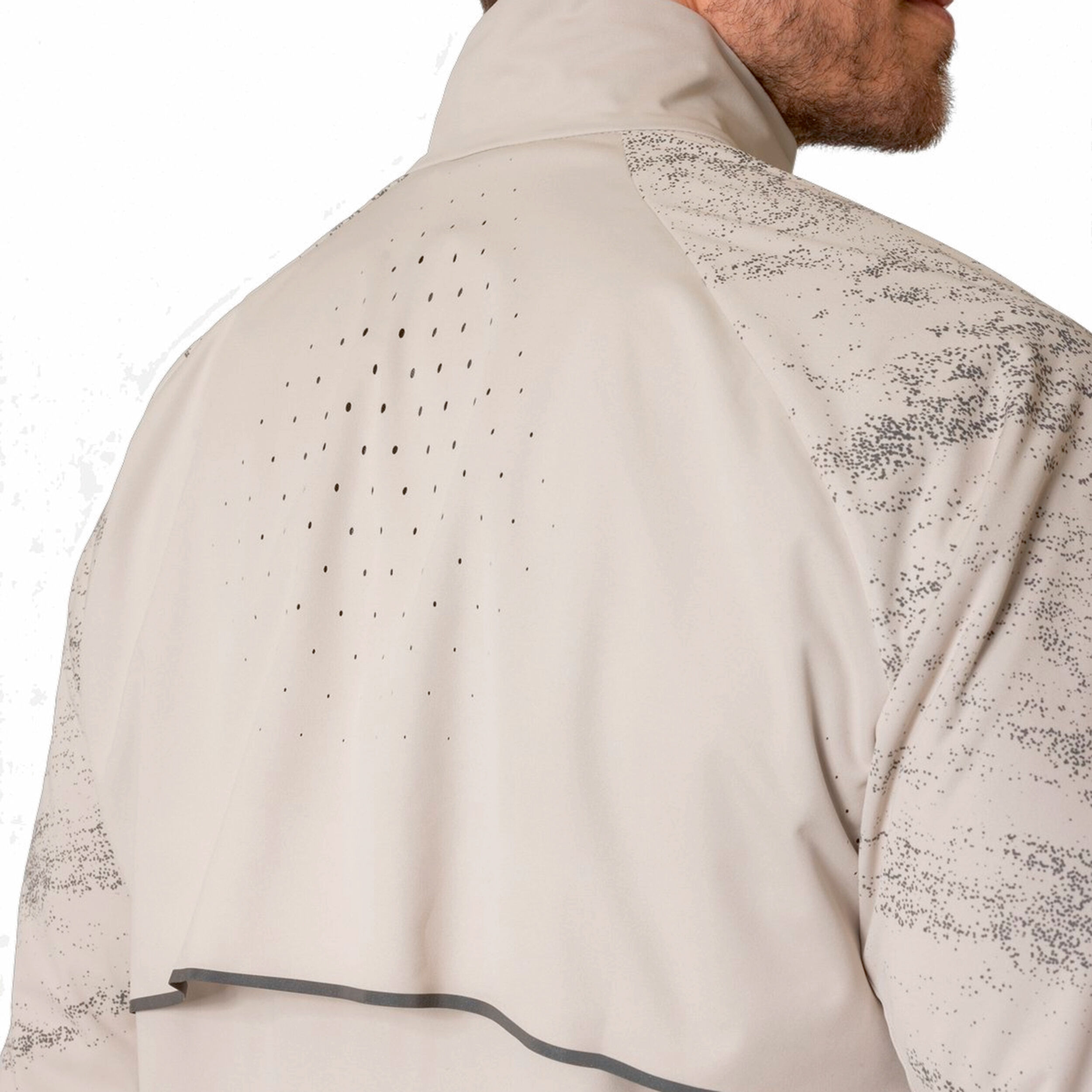 Zeroweight Pro Warm Reflect Laufjacke Herren - Hellgrau