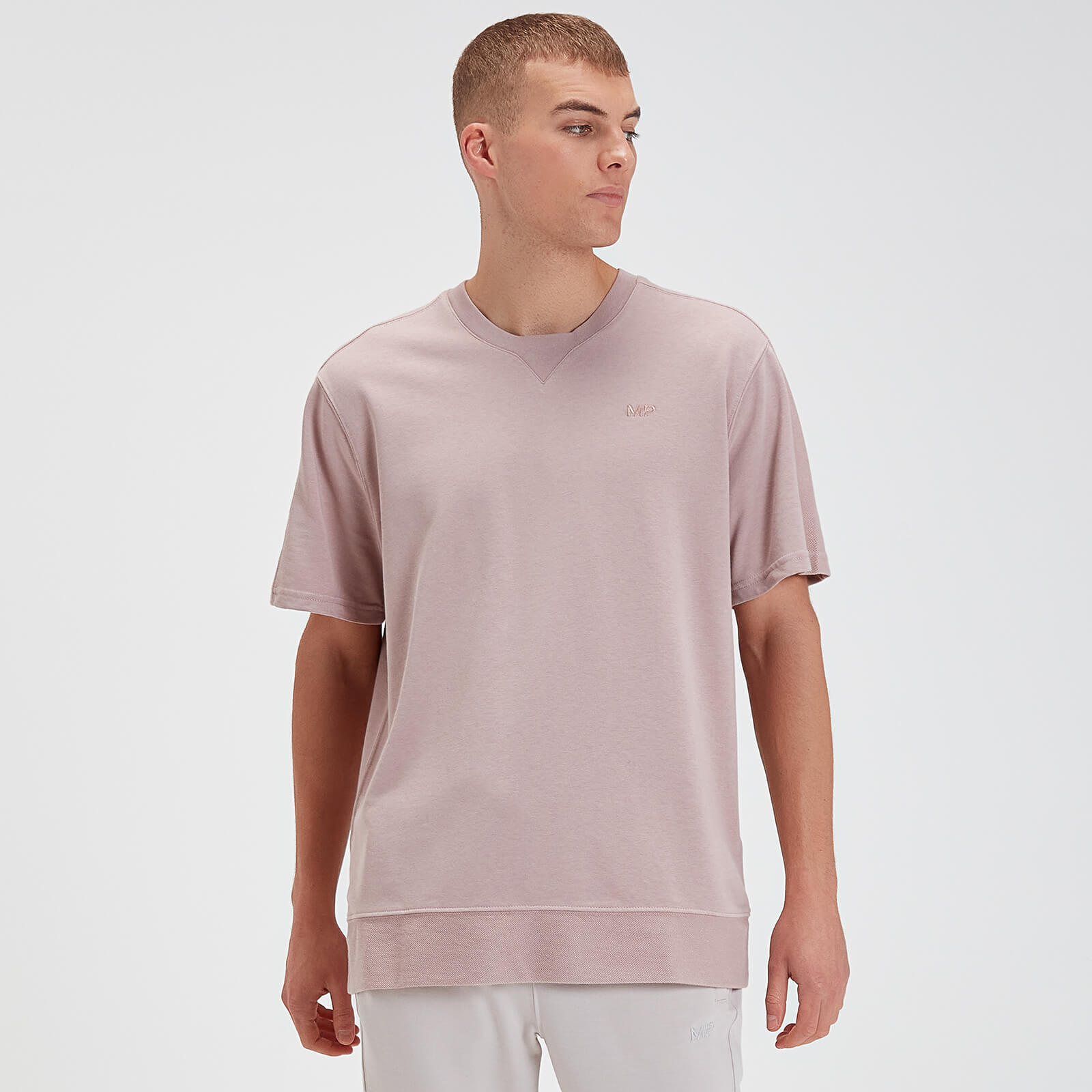 T-shirt à manches courtes MP Rest Day pour hommes – Taupe