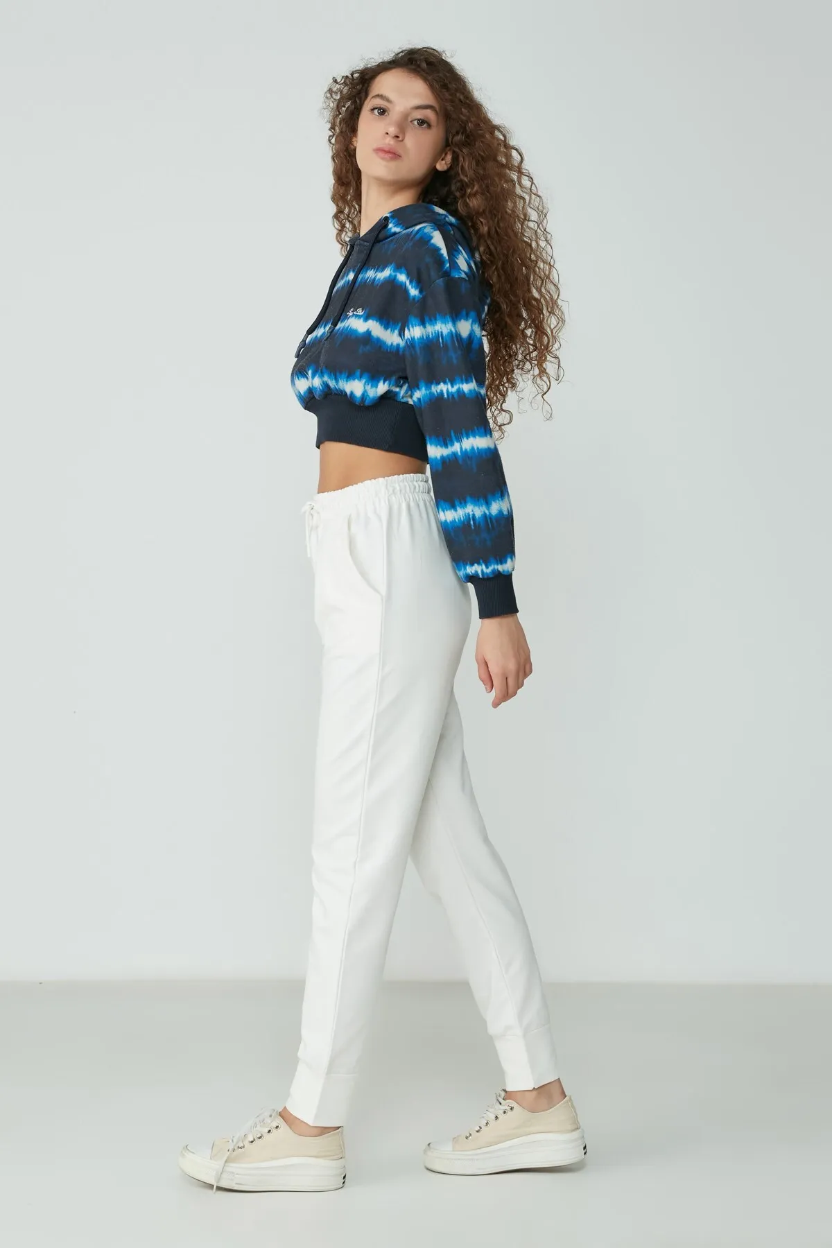 C&City  Jogger Cuff Sport-Jogginghose 735 Ecru
