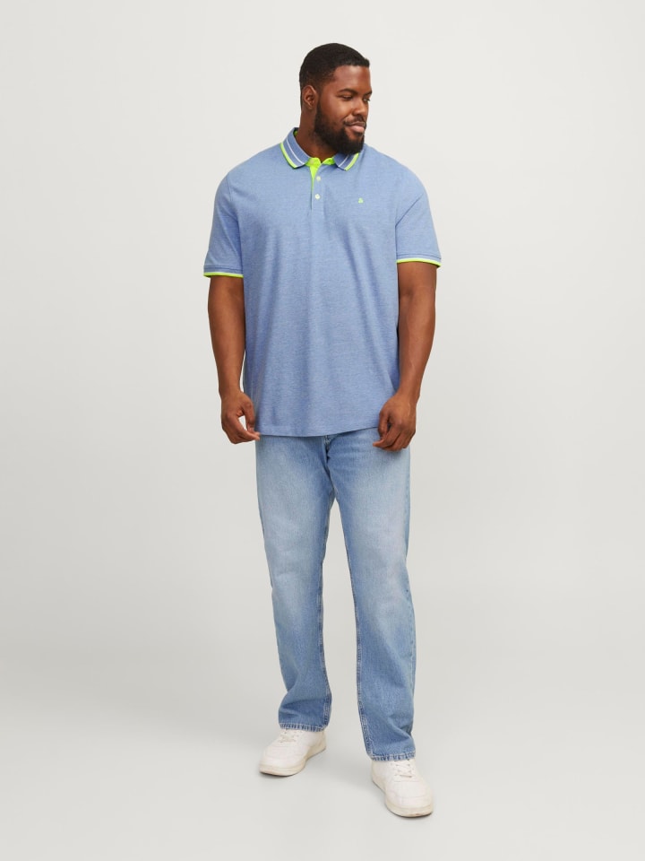 JACK & JONES PLUS Poloshirt in Bright Cobalt günstig kaufen