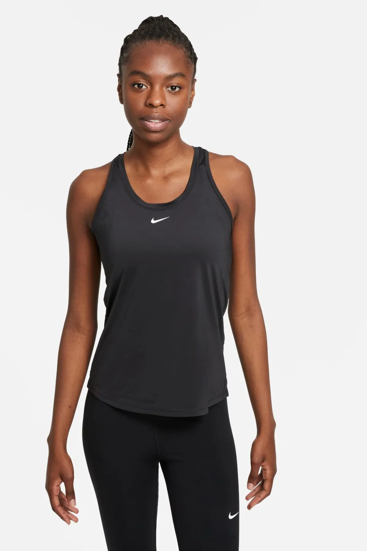 Nike  Sport-Tanktop - Schwarz - Figurbetont