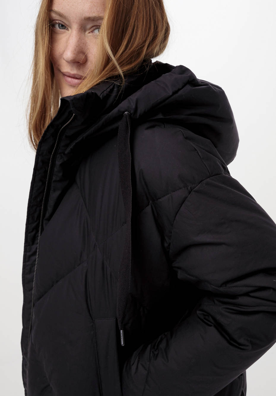 Leichte Daunenjacke Nature Shell mit Bio-Baumwolle