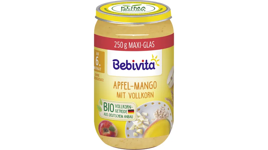 Bebivita Frucht und Getreide 250g: Apfel-Mango mit Vollkorn 250 g