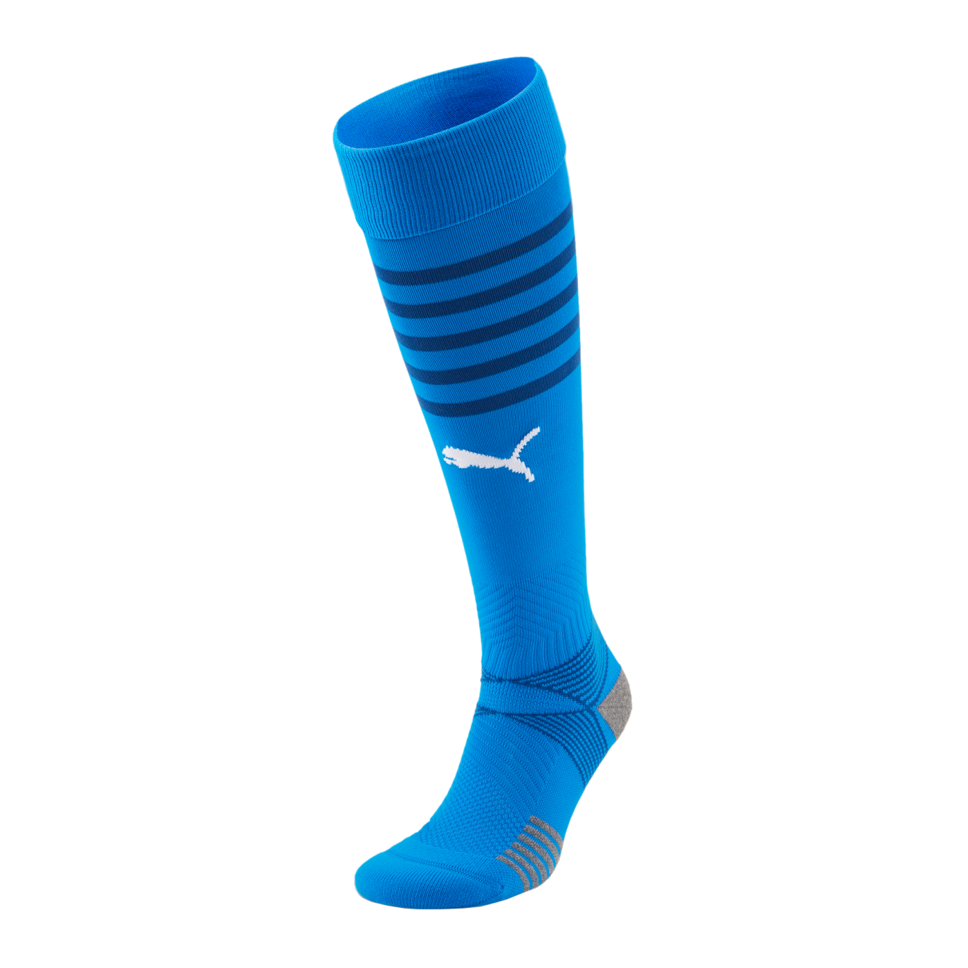 PUMA teamFINAL Strumpfstutzen Blau Weiss F02