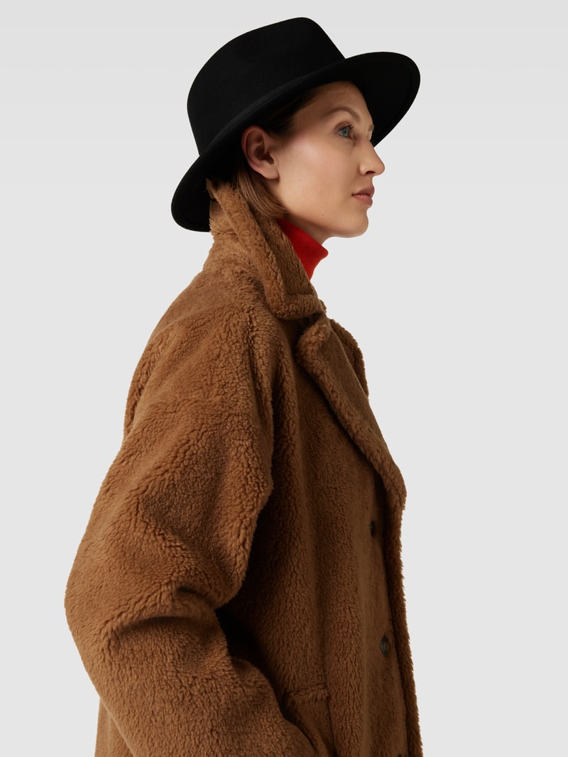 Mantel mit überschnittenen Schultern Modell 'VEBER' in camel