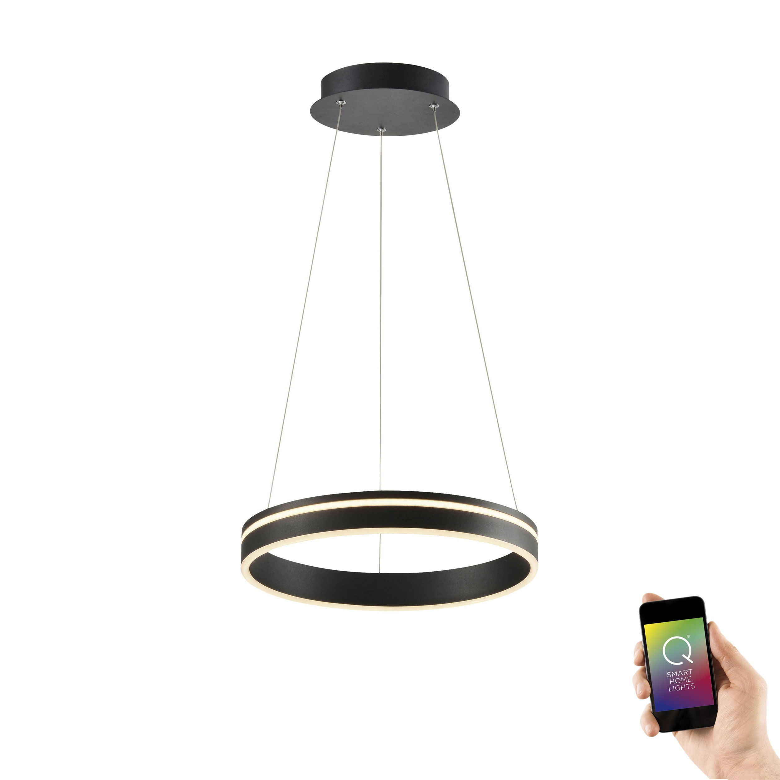 QLED-Pendelleuchte 1flg