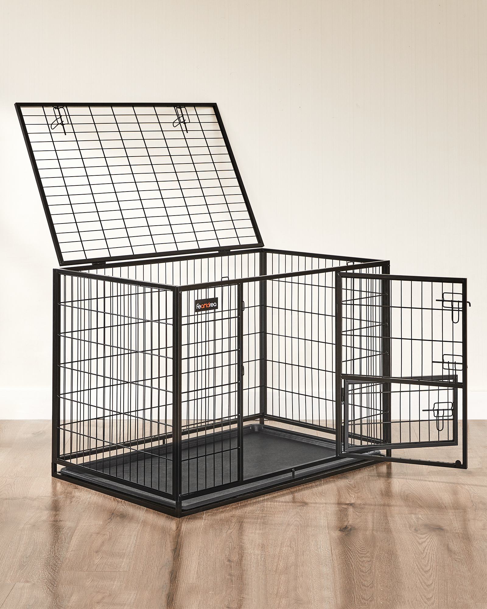 FEANDREA Erziehungshilfen FEANDREA L/XL Hundekäfig hochbelastbar 1,07 m, 70 cm, 74,9 cm