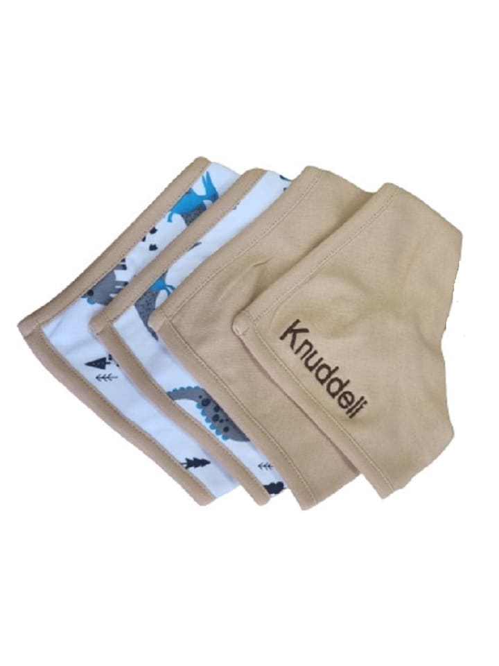 Schlummersack Bandana / Halstuch aus Bio-Baumwolle 4er-Pack in Hellblau günstig kaufen onesize