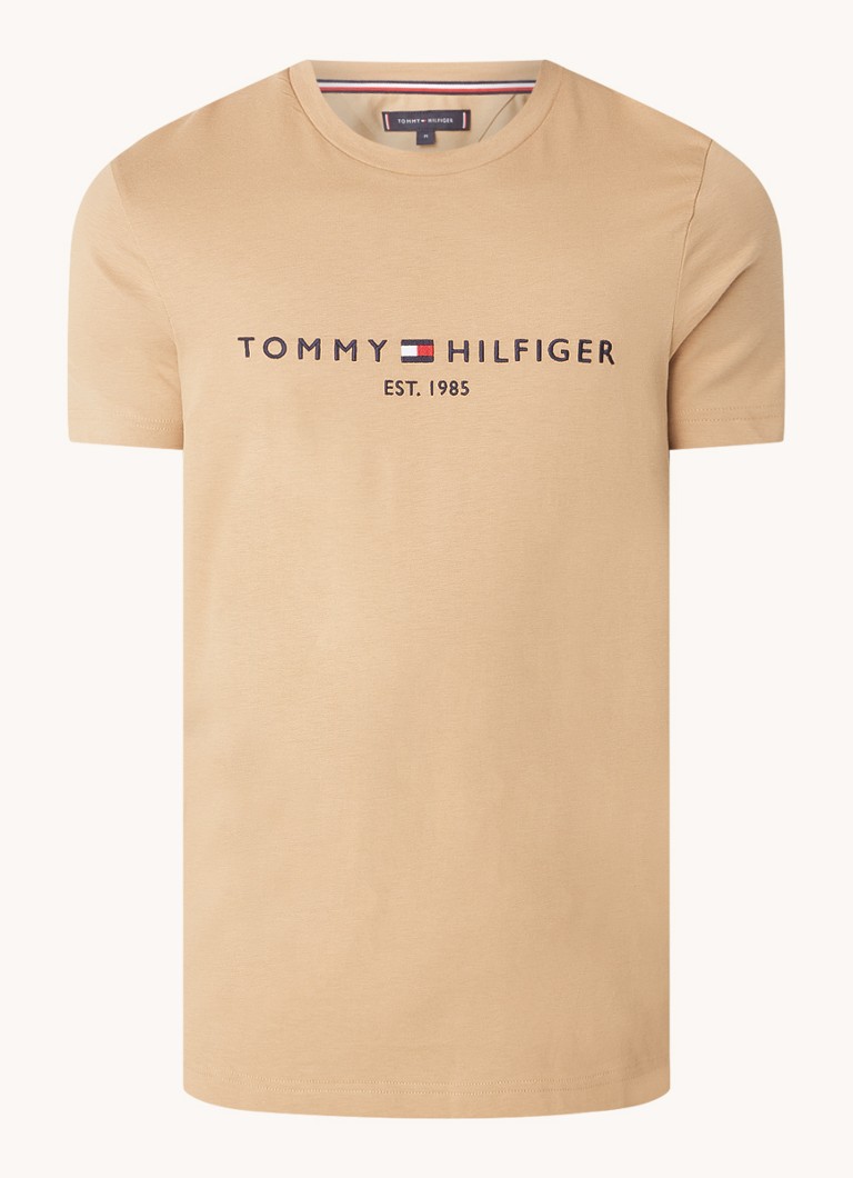 Tricou Tommy Hilfiger cu logo brodat