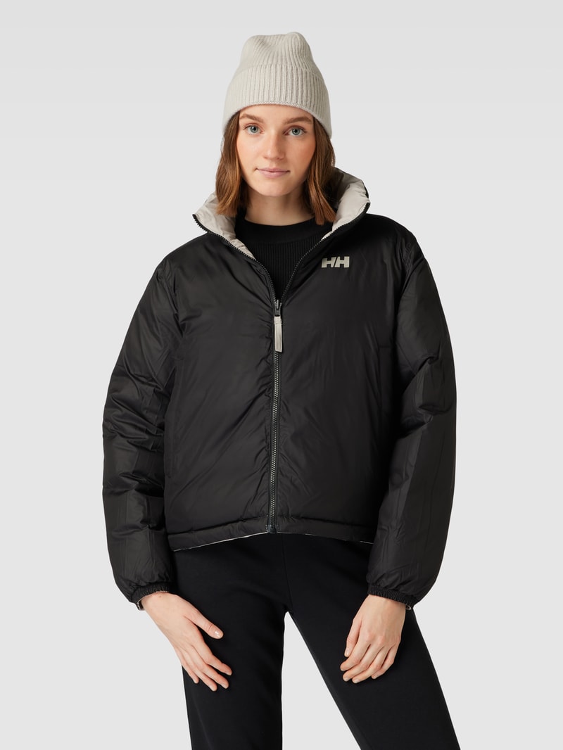 Steppjacke mit Wendefunktion in taupe