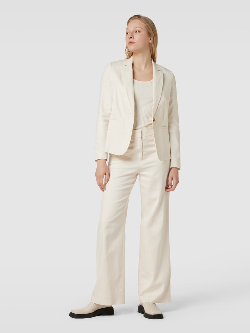 Blazer mit Reverskragen in ecru