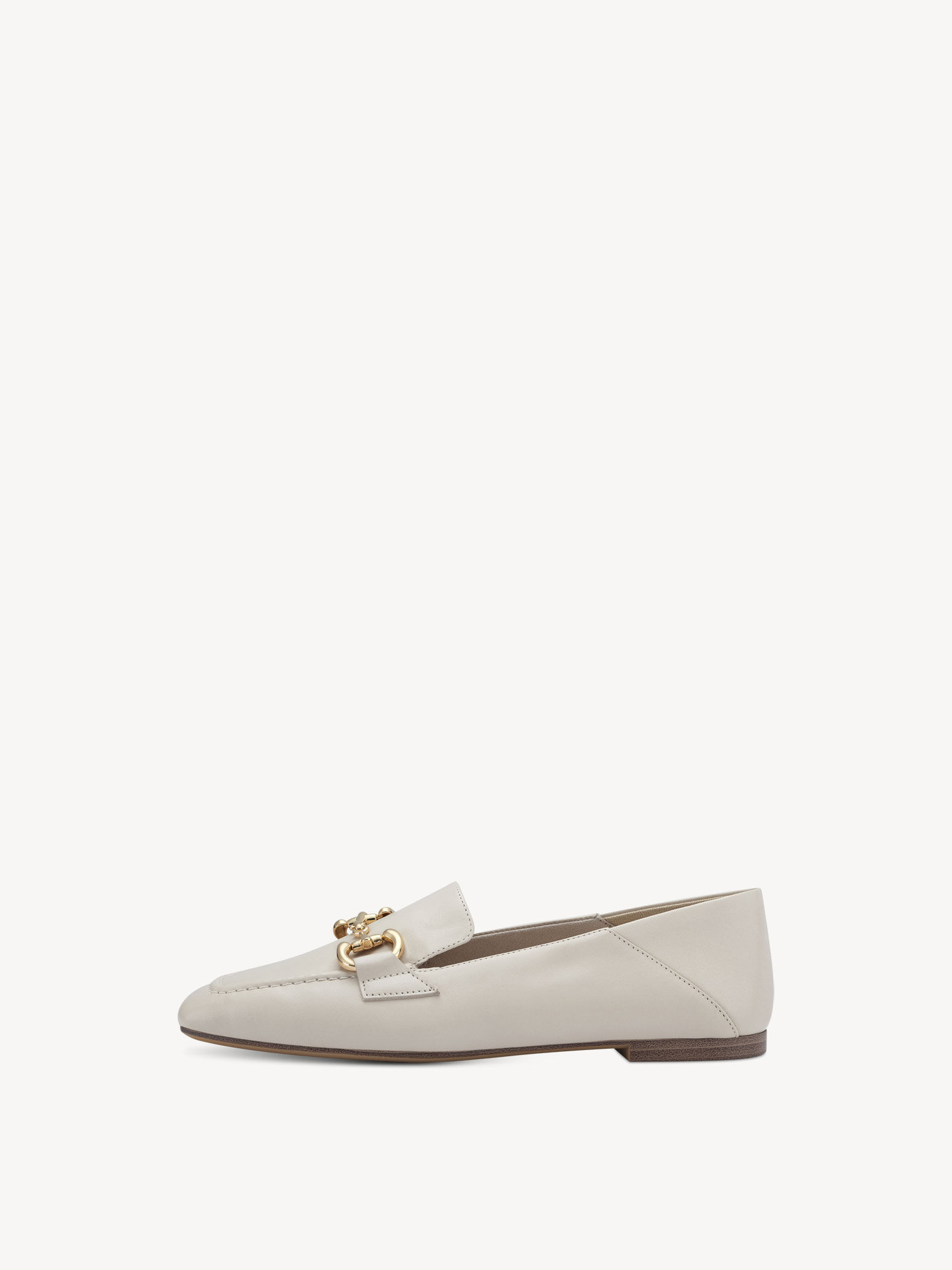 Slipper en cuir - beige