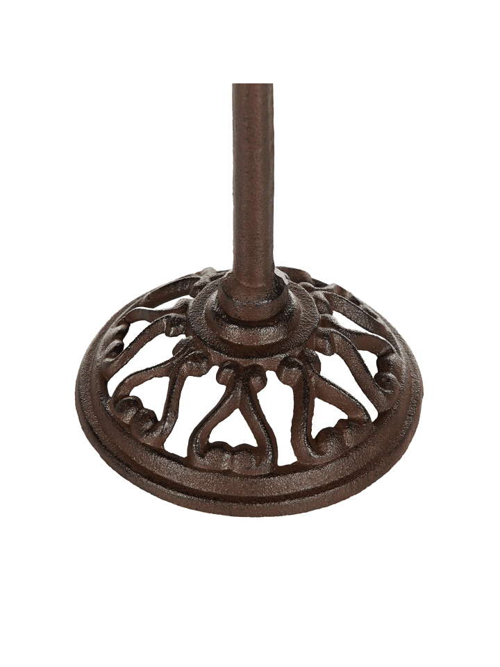 Beliani Vogelbrunnen SWALLOW in Braun - (W) 24 x (H) 50 x (L) 24 cm günstig kaufen onesize