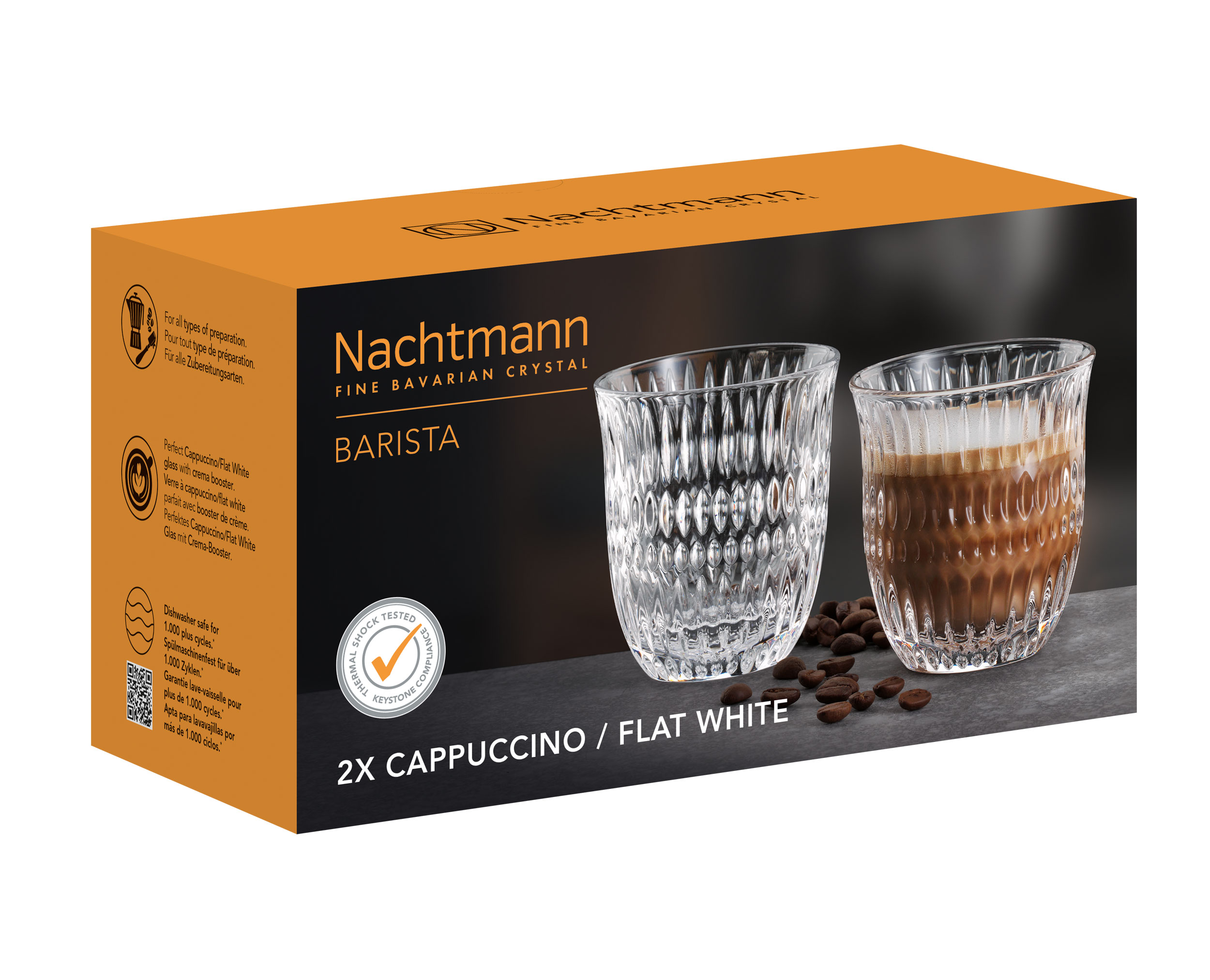 Nachtmann2er Cappucinoglas 234ml