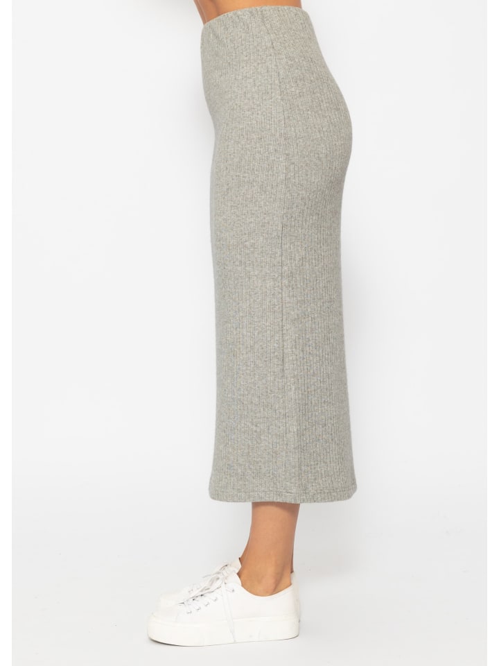 SASSYCLASSY Maxi Rock (Röcke) in Grau günstig kaufen