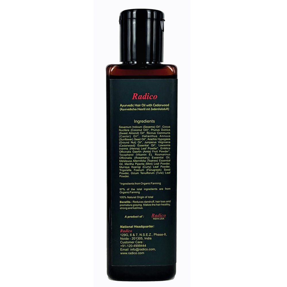 Radico Ajurvedisches Haaröl Zedernholz 200 ml