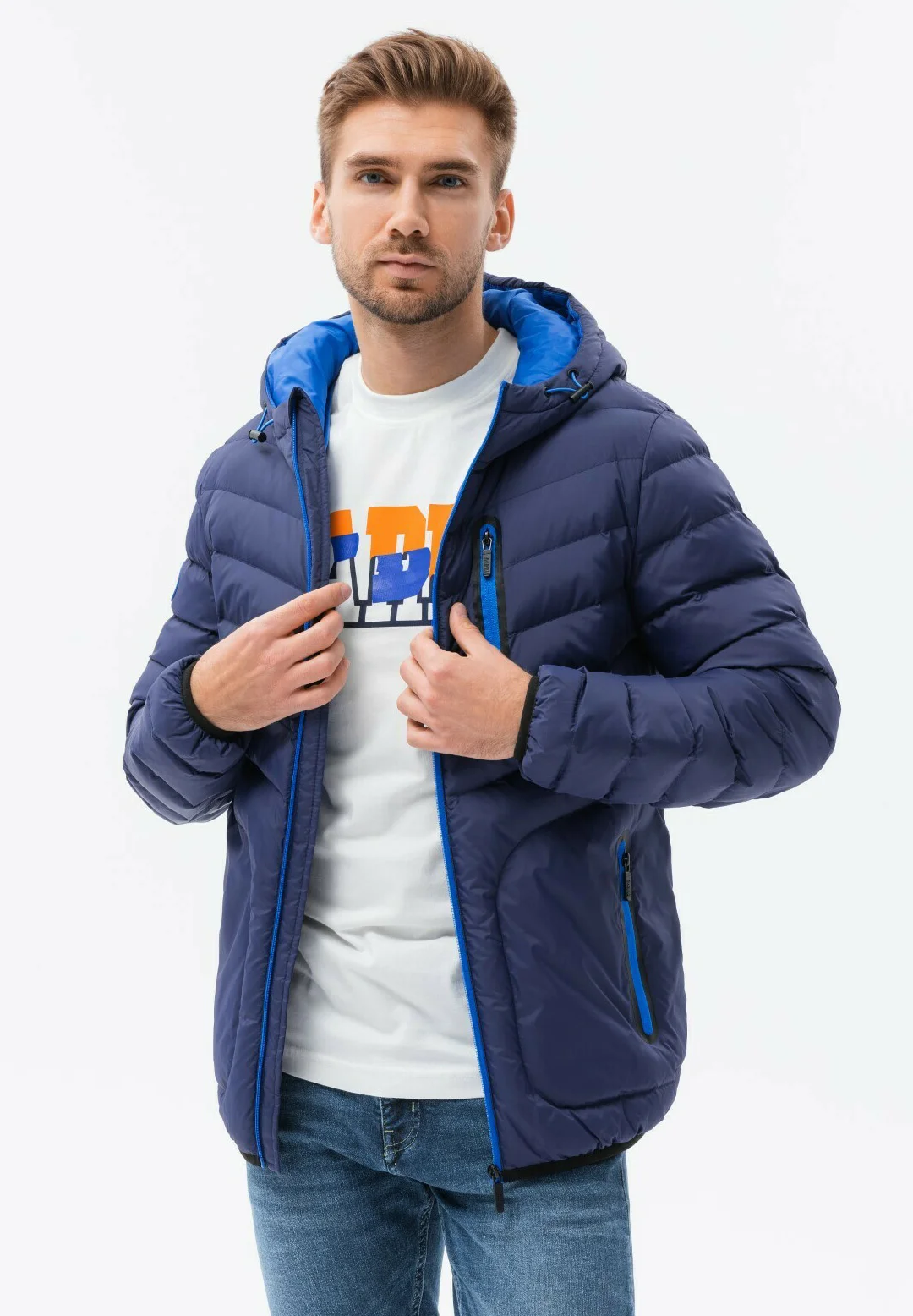 Chaqueta de invierno ombré