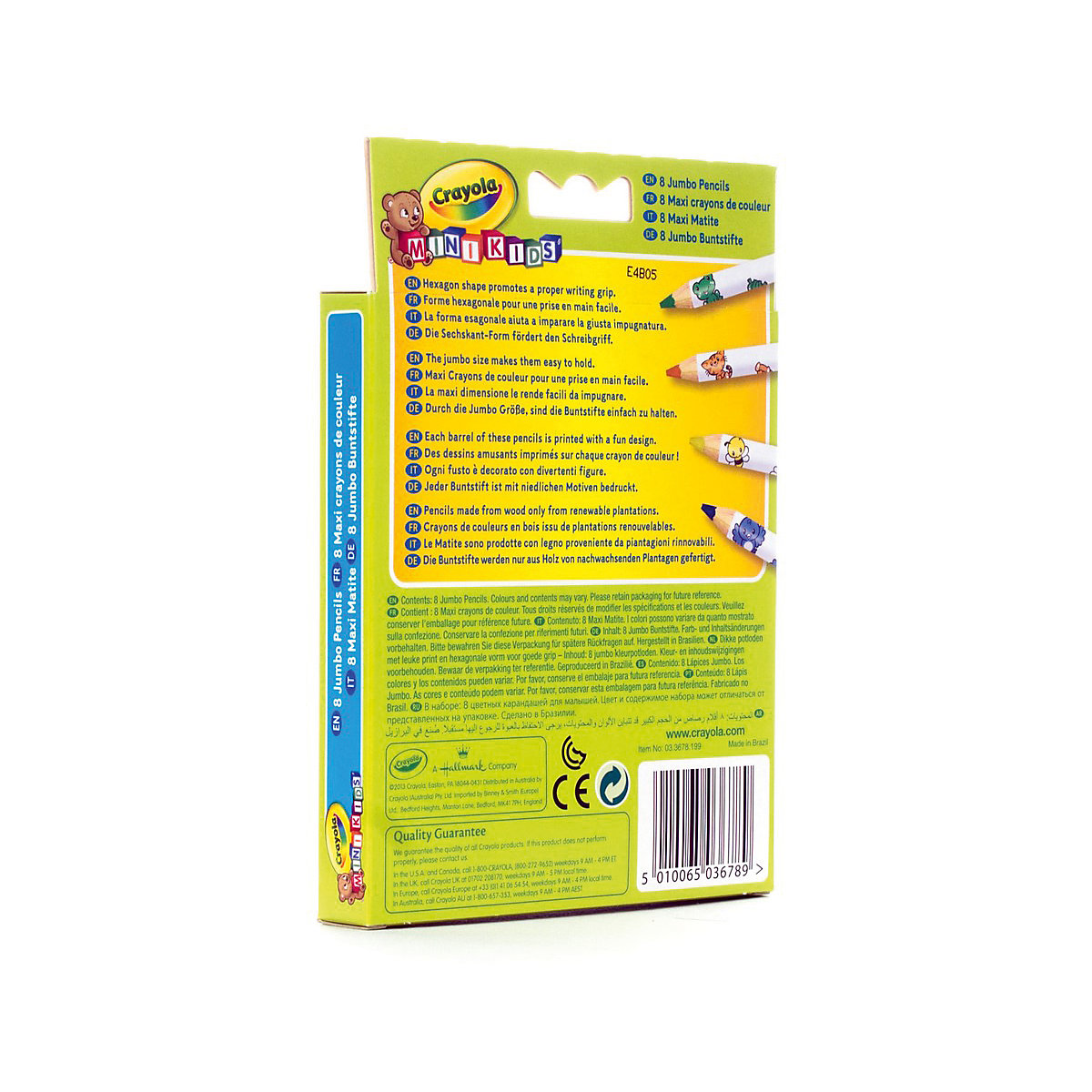 MINI KIDS Jumbo Farbstifte MINI KIDS, 8 Farben