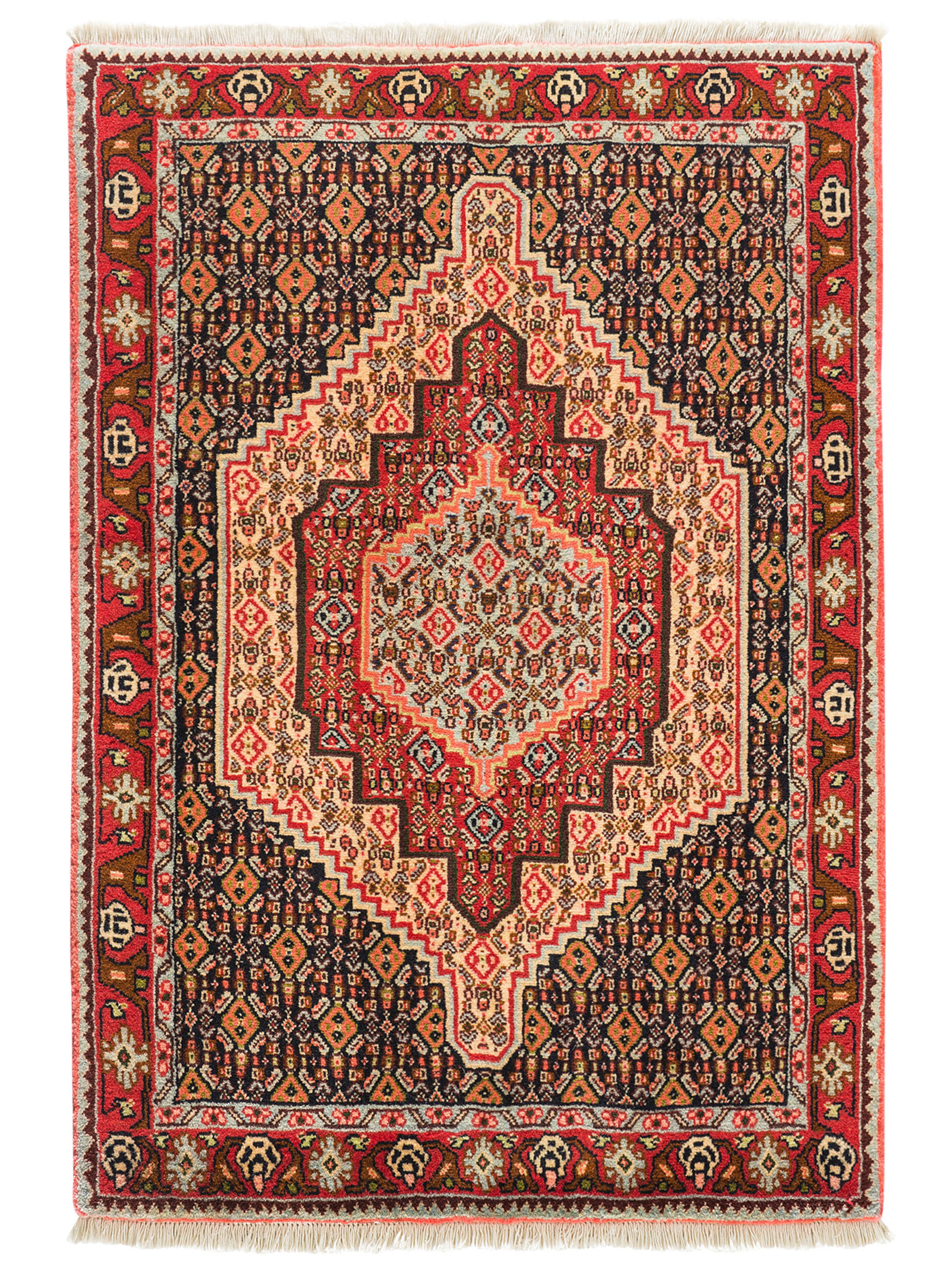 Senneh ca. 73 x 104 cm, Unikat / Einzelstück