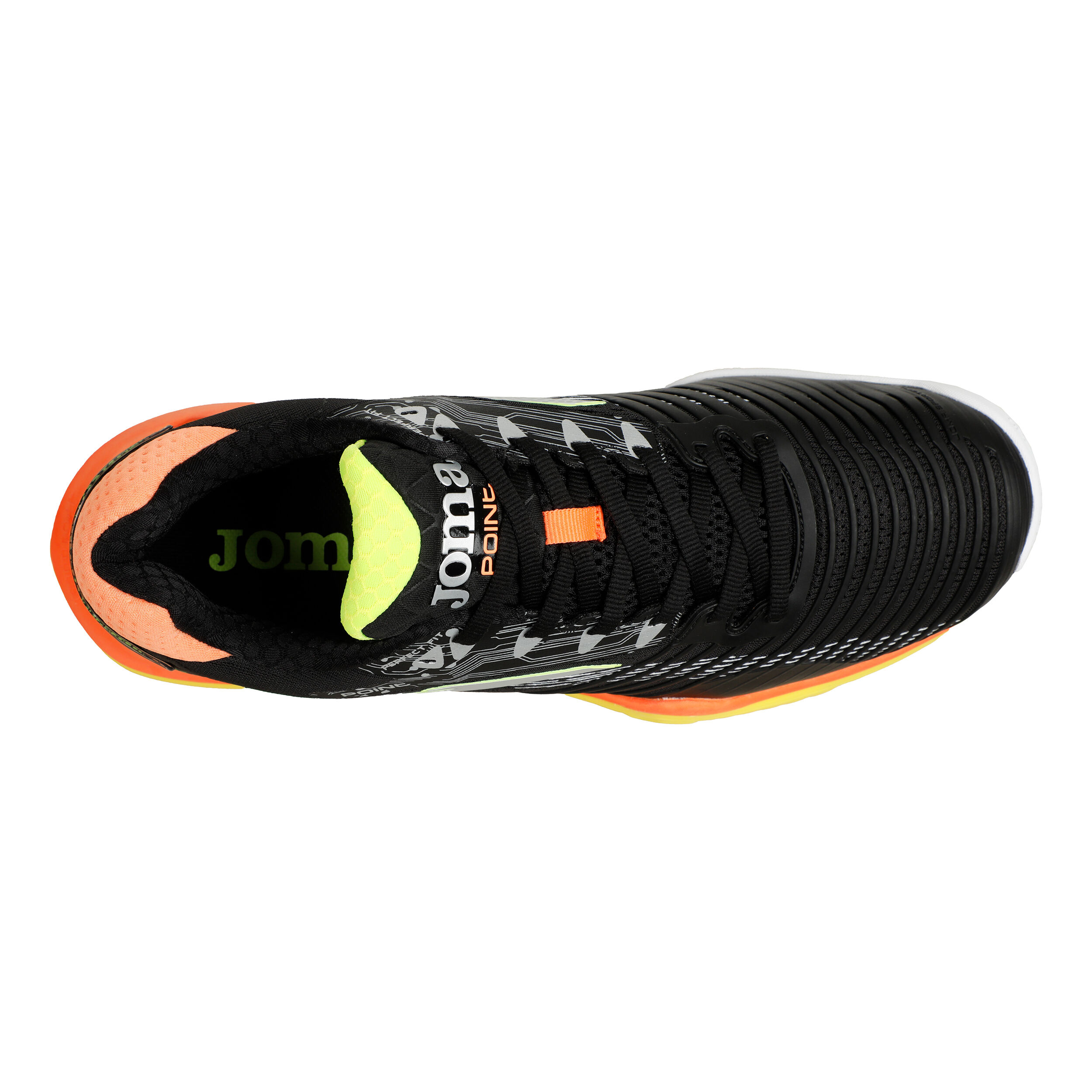 Point Sandplatzschuh Herren - Schwarz, Orange
