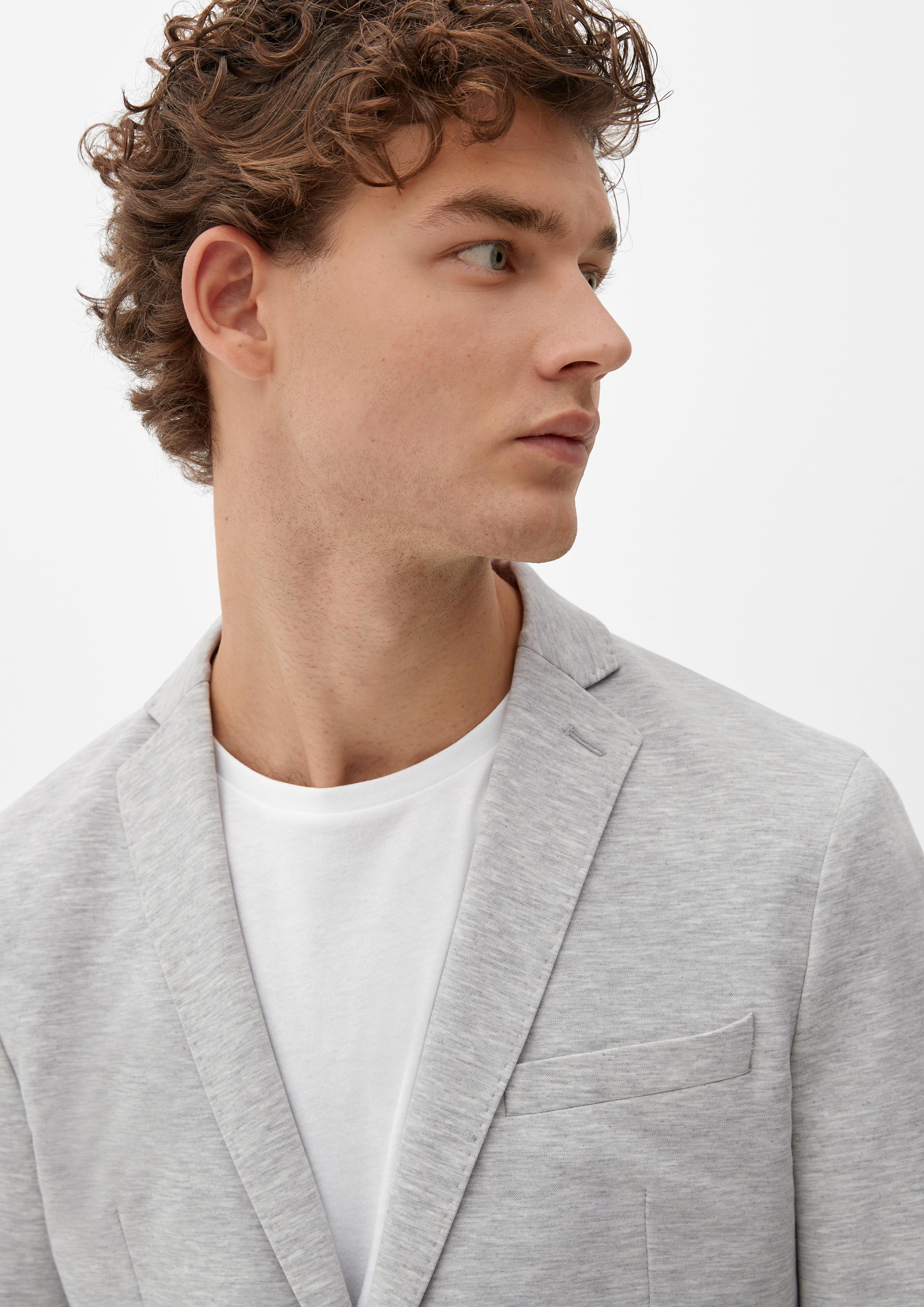 Slim: Joggsuit-Sakko aus Stretch-Jersey  2130159-91W2