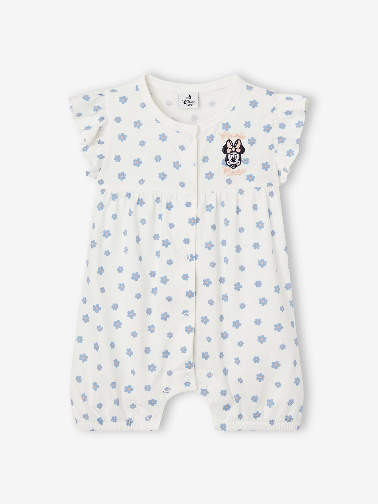 Minnie Baby Sommer-Overall Disney MINNIE MAUS - weiß bedruckt