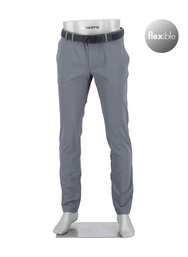 Alberto Golf, Golfhose Ian, Slim Fit, 3xDry®Cooler, zementgrau