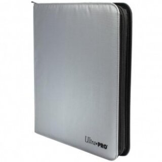 UP - 12-Pocket Zippered PRO-Binder - Silver