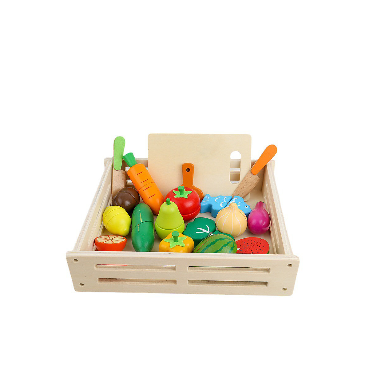 Spielzeug für die geistige Entwicklung von Kindern magnetischfür Obst und Gemüse