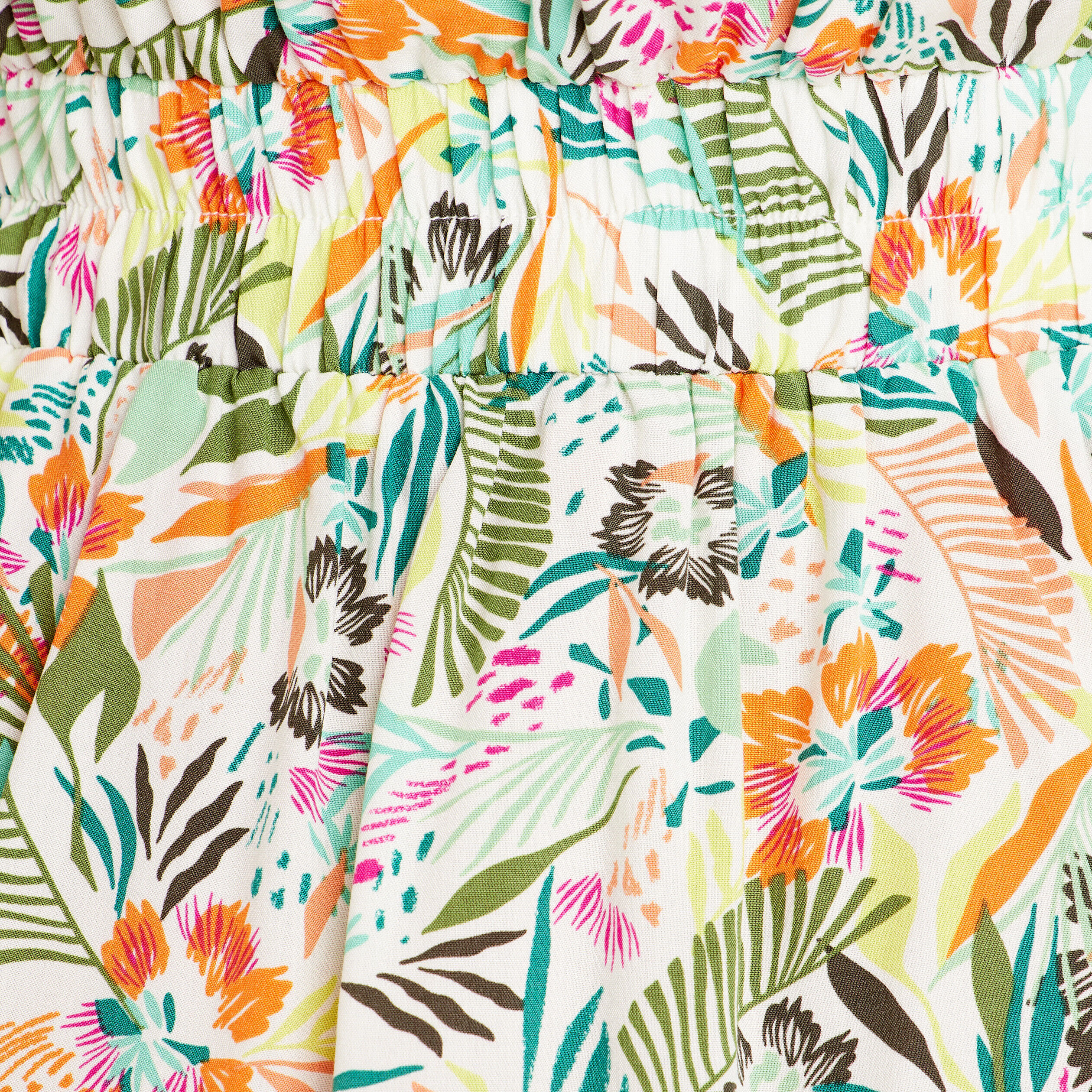 Blouse avec manches courtes blanc femme | Cache Cache