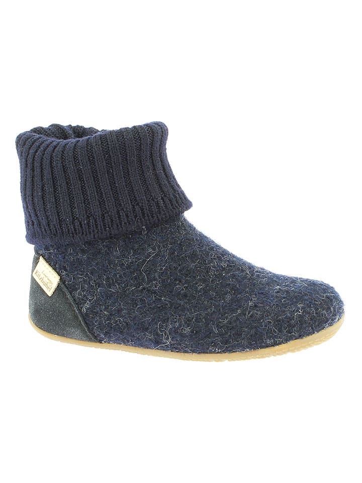 Living Kitzbühel Hüttenschuhe in Dunkelblau günstig kaufen