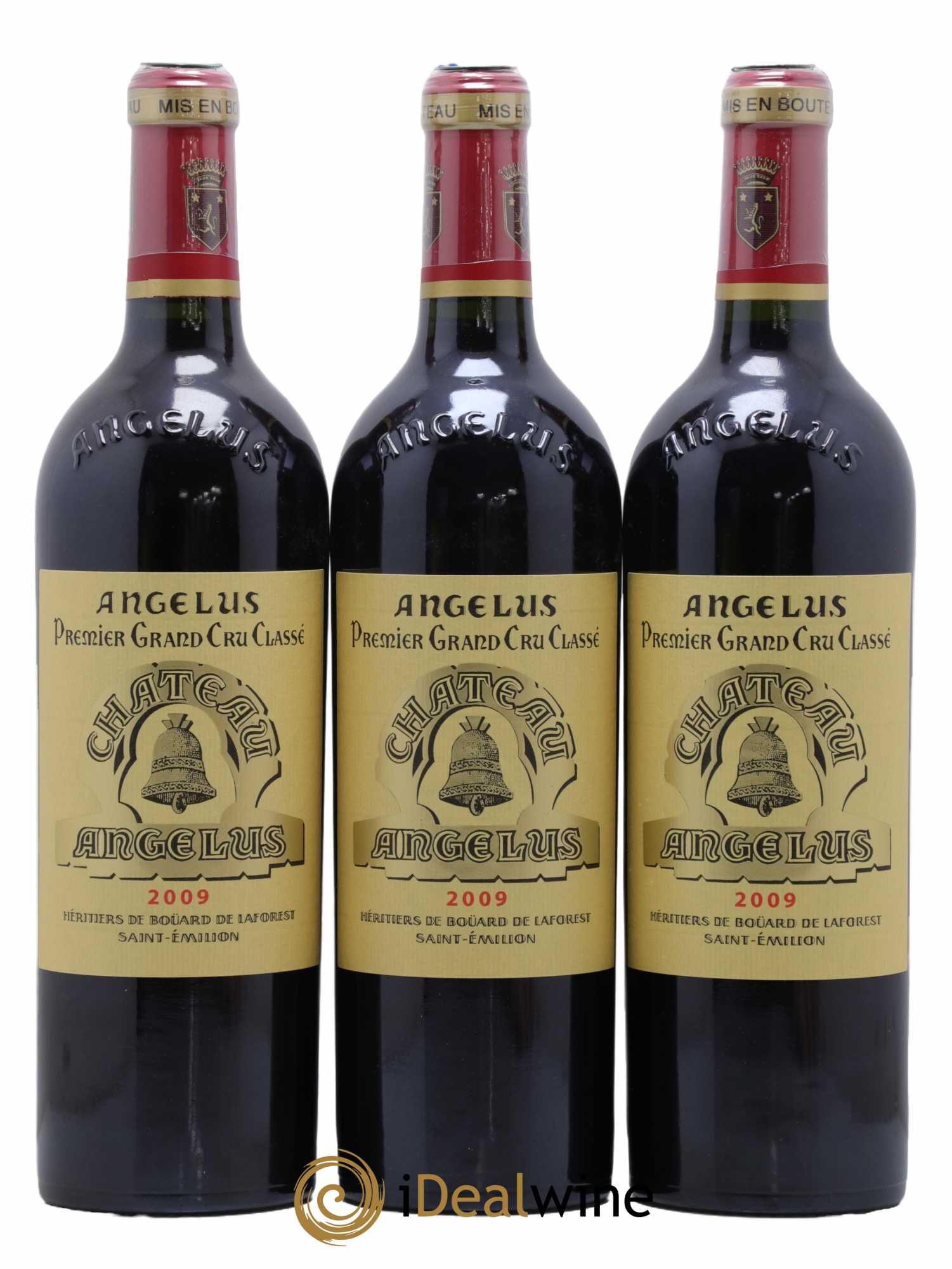 Château Angélus 1er Grand Cru Classé A  2009 - Lot de 6 Bouteilles
