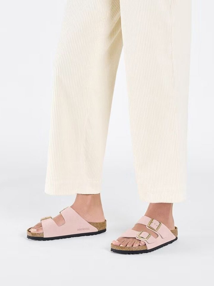 Birkenstock Leder-Pantoletten 