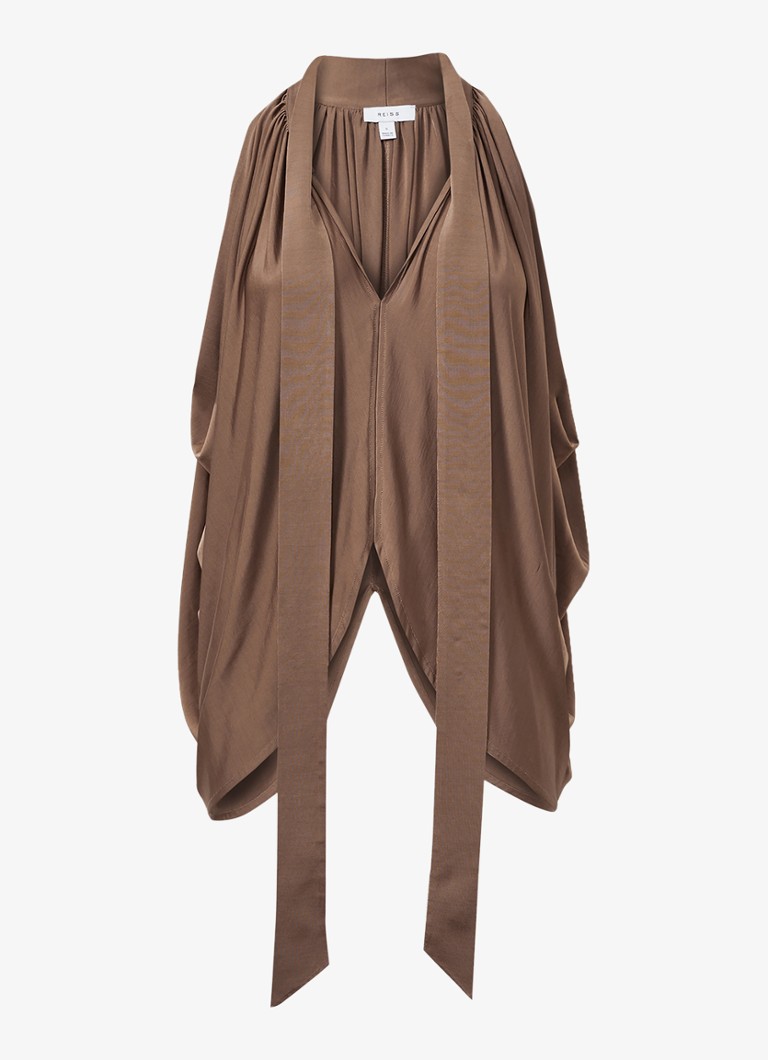 Top Reiss Luisa con dettaglio a pieghe