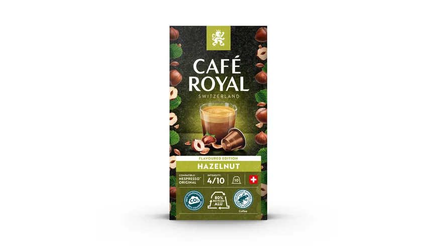 Café Royal Switzerland Haselnuss Espresso Kapseln 50 g