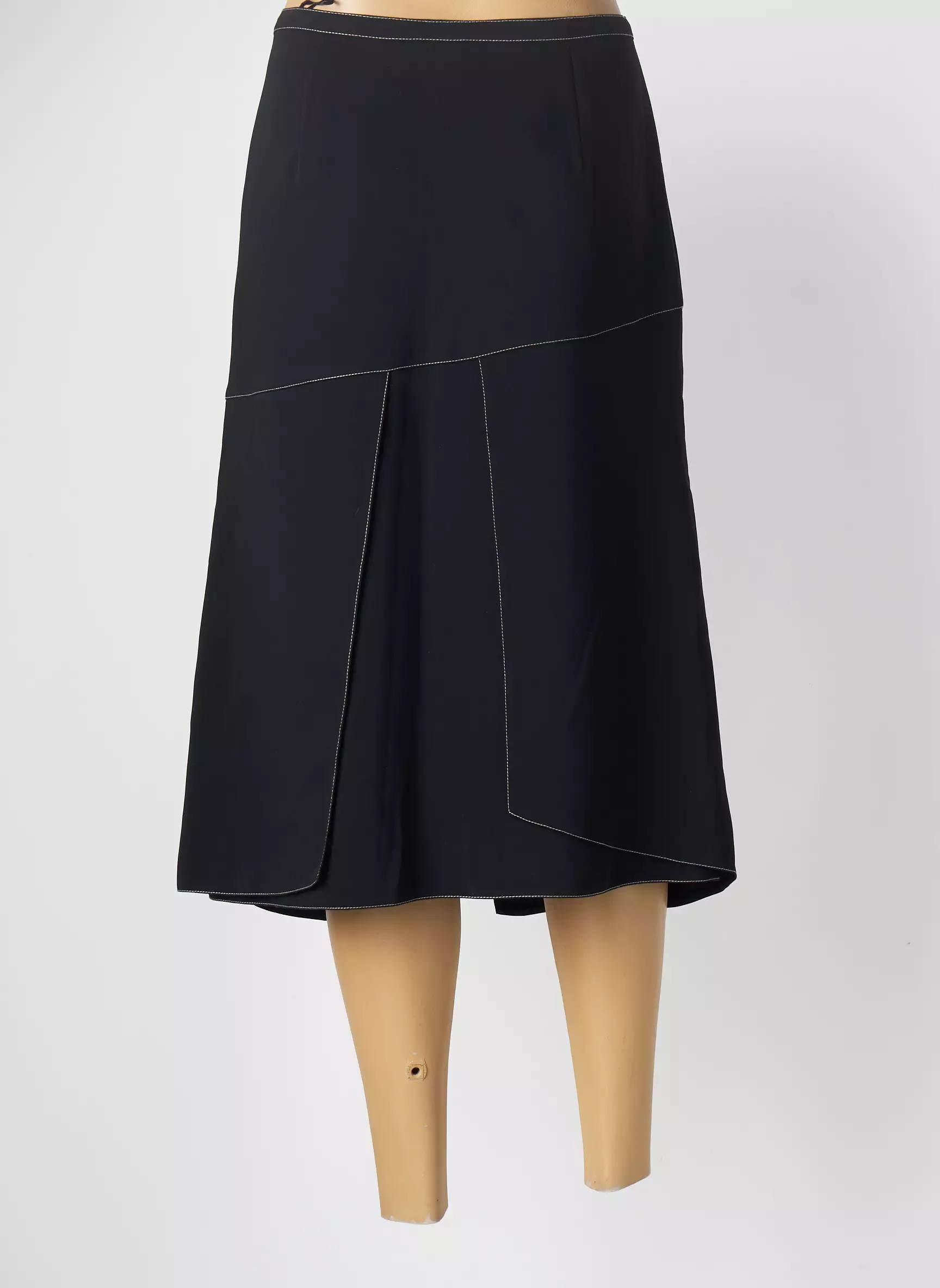 Lewinger Jupes Mi Longues Femme couleur noir
