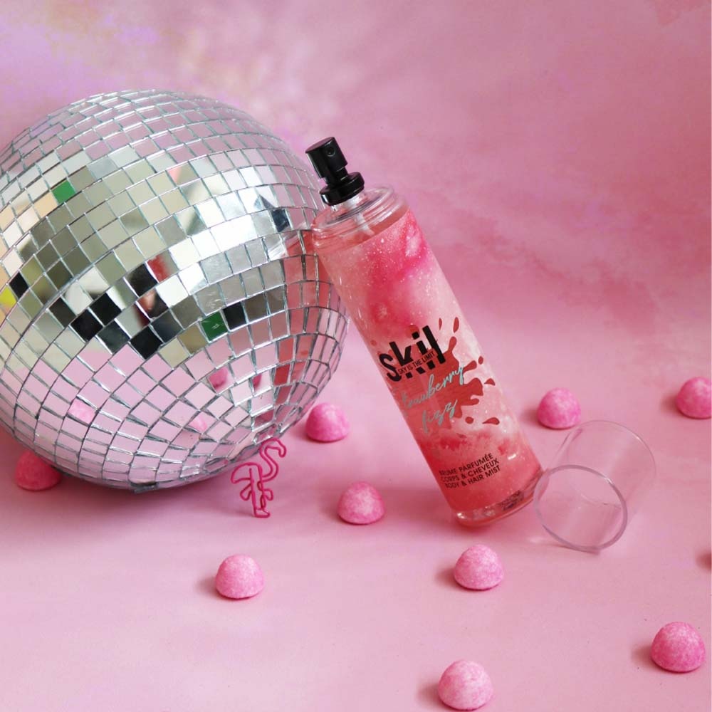 skil Strawberry Fizz Brume parfumée pour corps et cheveux