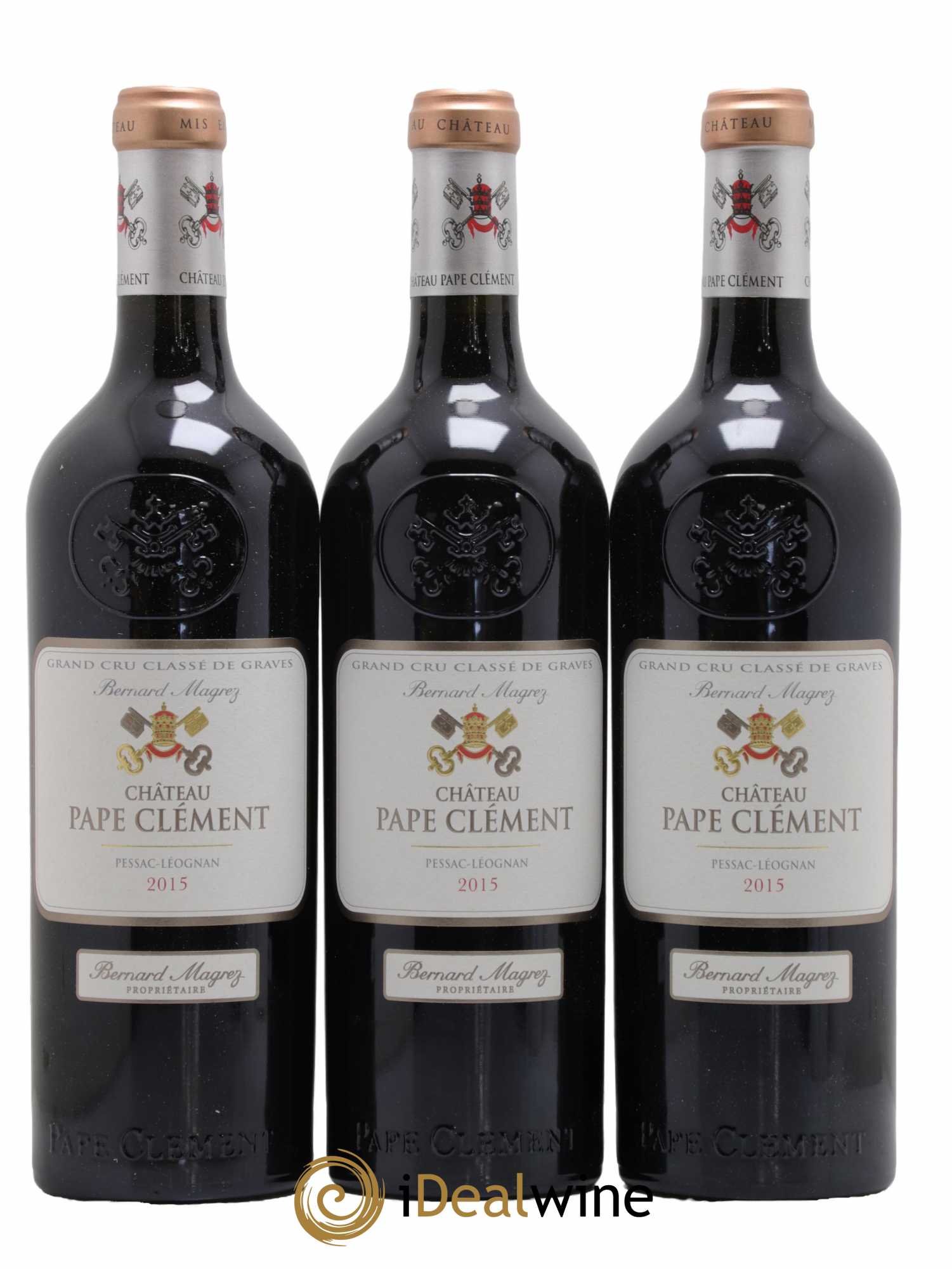 Château Pape Clément Cru Classé de Graves  2015 - Lot de 6 Bouteilles