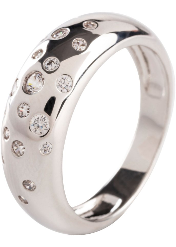 Ring veredelt mit Zirkoniasteinen