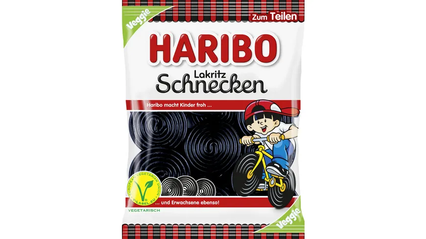 Haribo Lakritz Schnecken Veggie 175 g