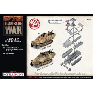Sd Kfz 251 2cm / Triple 15mm Armoured Flak Platoon