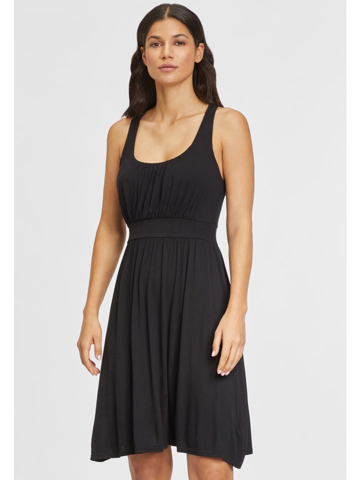 LASCANA Strandkleid in schwarz günstig kaufen