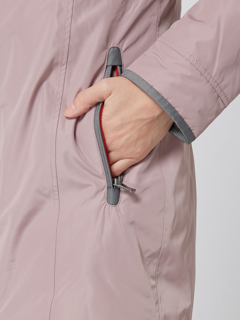 Jacke mit Label-Detail Modell 'STOCKHOLM' in rosé