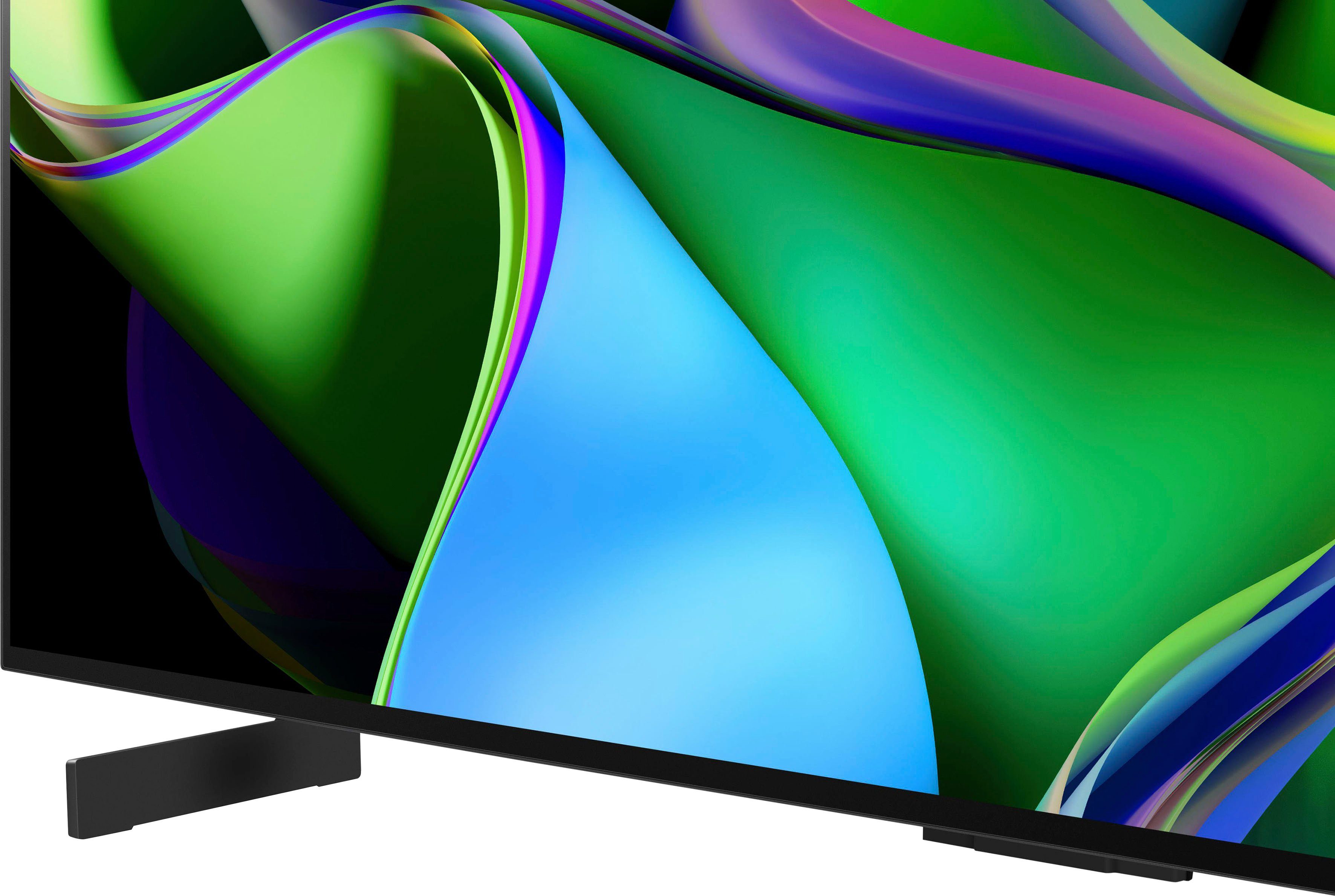 LG OLED42C37LA OLED-Fernseher (106 cm/42 Zoll, 4K Ultra HD, Smart-TV, OLED evo, bis zu 120 Hz, α9 Gen6 4K AI-Prozessor, Twin Triple Tuner)