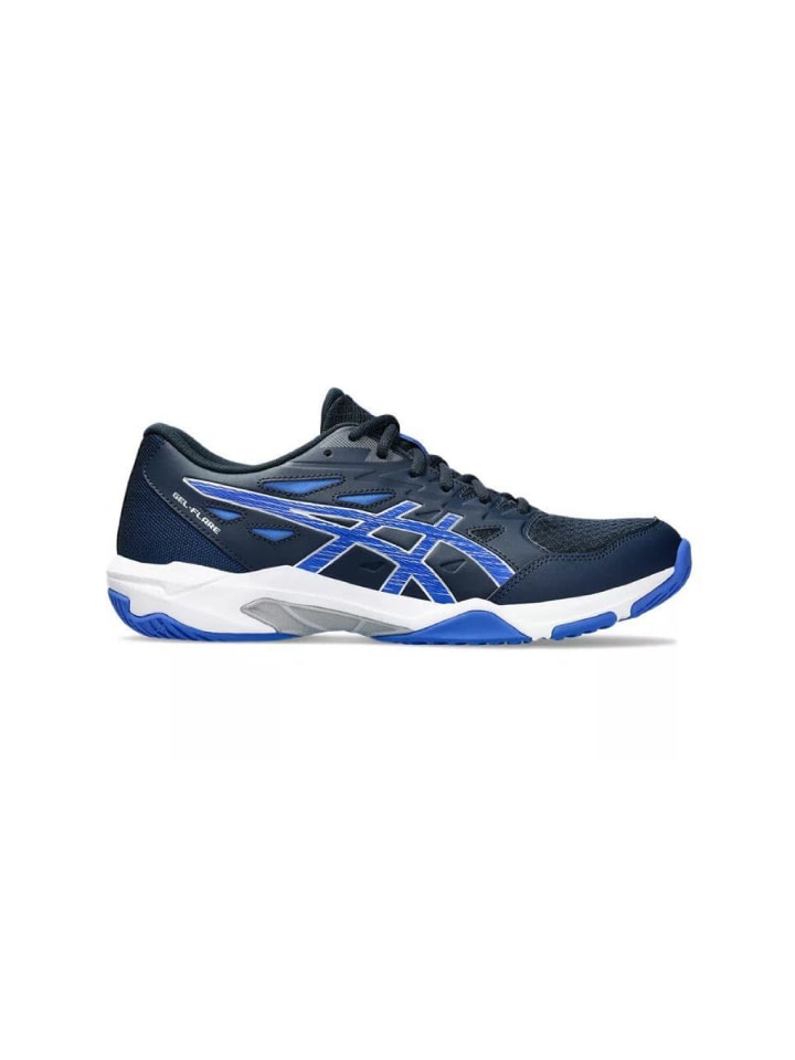 asics hallenschuhe GEL-FLARE in Schwarz günstig kaufen