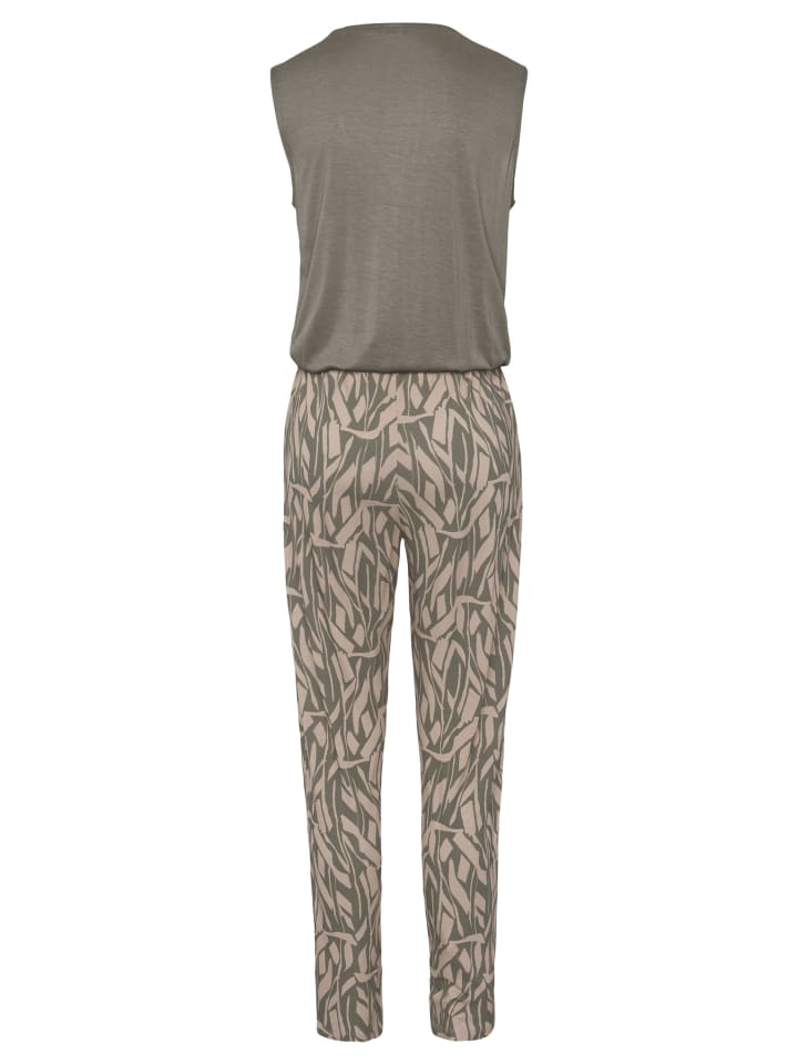 Buffalo Overall in khaki-sand bedruckt günstig kaufen