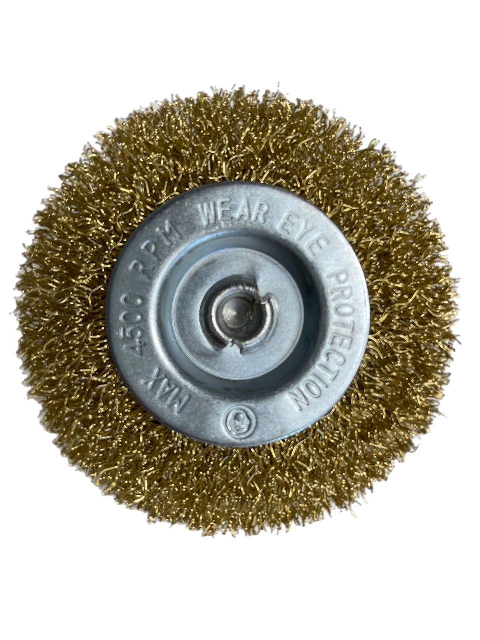 Vago-Tools Scheibenbürsten Rundbürste 100mm mit Schaft gewellt f. Bohrmaschine 6x