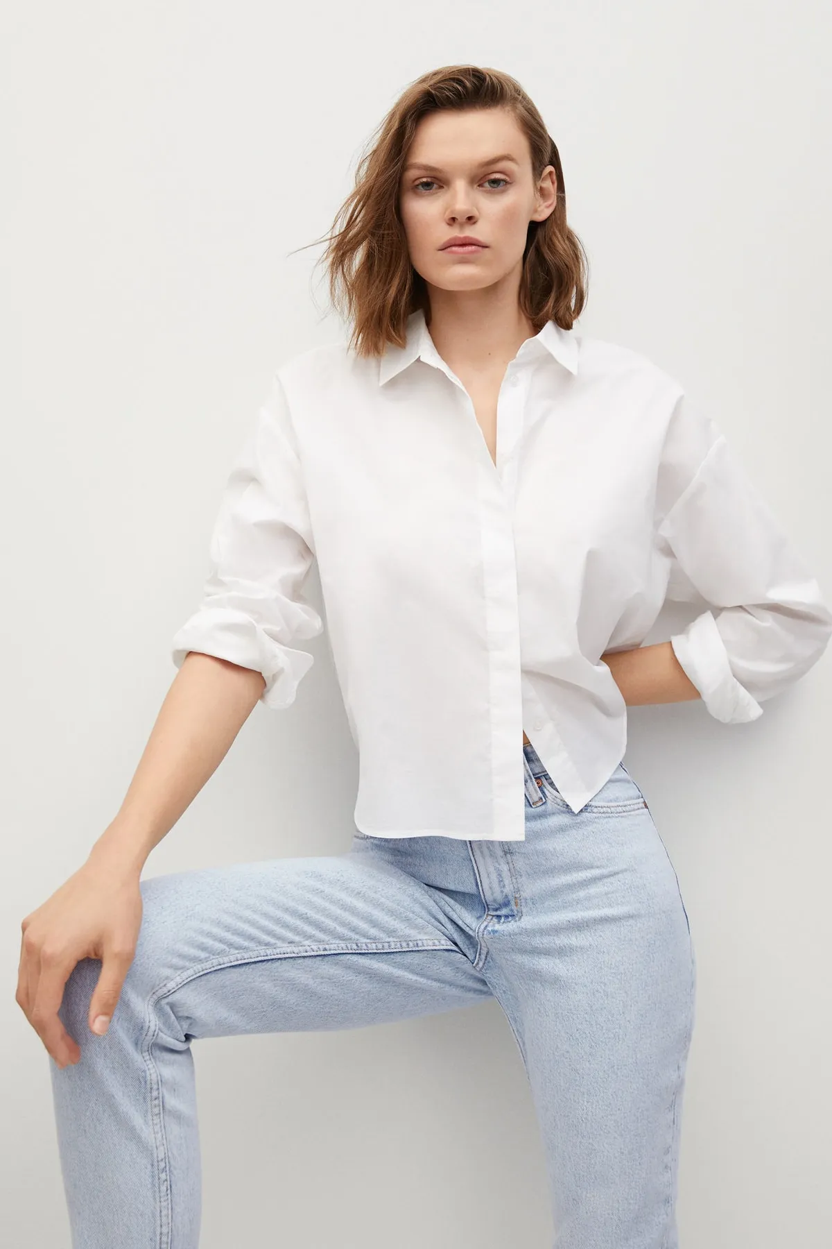 MANGO  Blaue Damenjeans 17010571