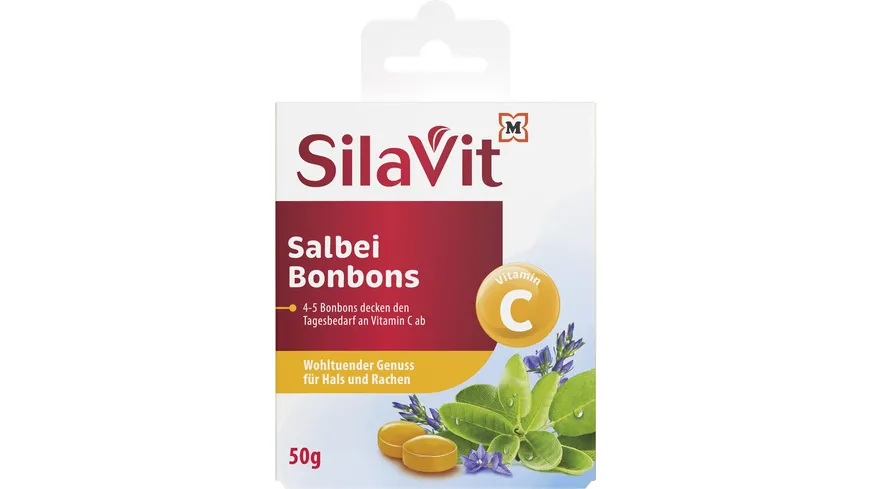 SilaVit Salbeibonbons Vitamin C 50 g