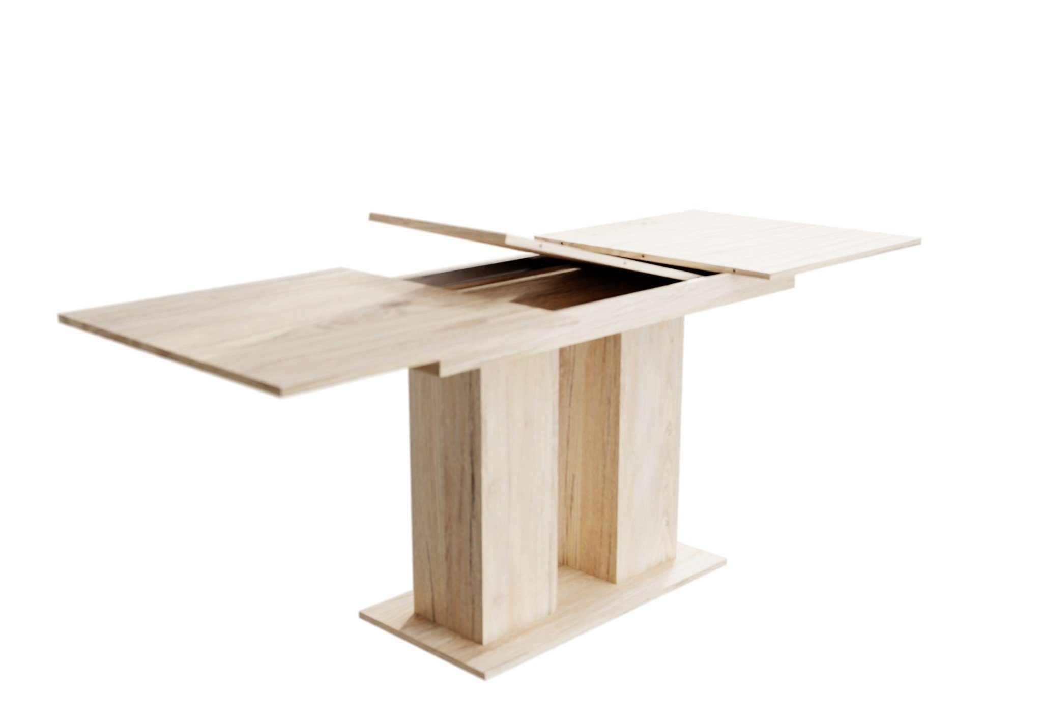 Fun Möbel Eckbankgruppe Eckbankgruppe „BLAKE XL“ Größe 196x142cm mit Tisch Sonoma, ausziehbarer Tisch